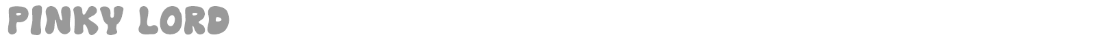 Pinky Lord font preview